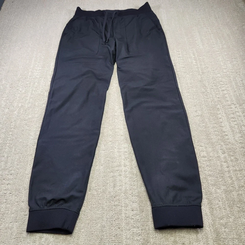 Lululemon Joggers Men Medium Warpstreme Black Athleisure Regular Fit Stretch